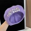 Nouveau béret de luxe fait main en strass bonnet classique béret français chapeau décontracté d'hiver pour femme chapeau de fille
