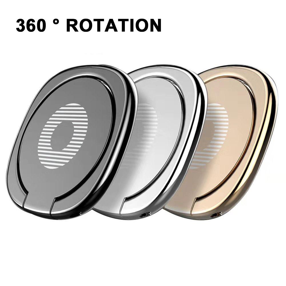 360-degree Rotation Mobile Phone Holder Metal Mobile Phone Stand Ring Buckle Car Mobile Phone Bracket Rotable