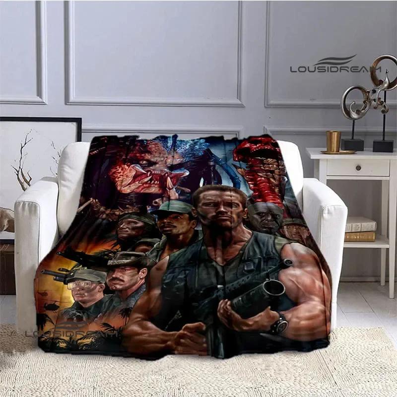 Predator 3D Printing Blanket Flannel Soft and Comfortable Home Travel Blanket warm blankets bed linings Birthday Gift