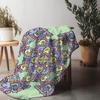 Vibrant Floral Paisley Pattern Throw Blanket Decorative Sofa Bed Blanket Kids Teens Gift Home Decor Cushion Cover