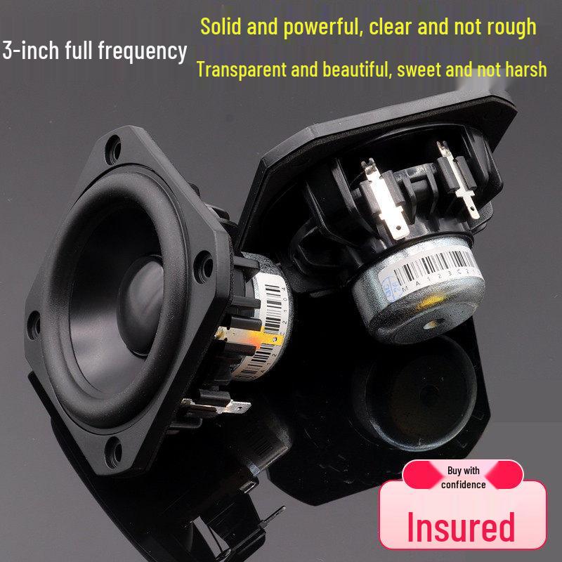 3-inch Full-Range HIFI Audiophile Speaker - Clear Vocals, Balanced Frequencies, Transparent Sound