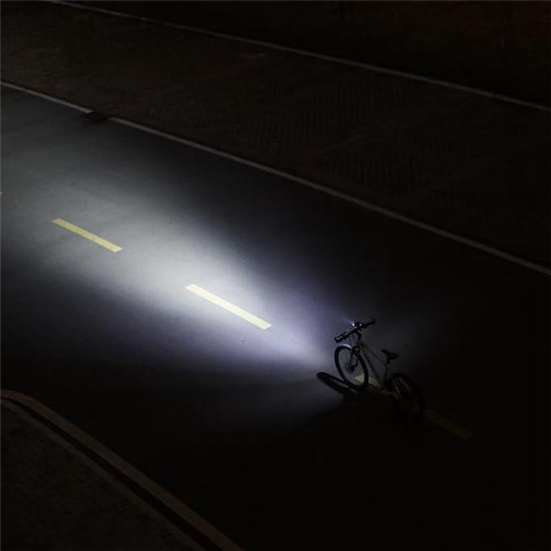 A23I-Solar Power Bike Front Light With 130Db Horn LED Bicycle Light USB Rechargeable High Bicycle Flashlight Bicycle