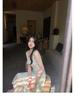 2024 Korean Style Sleeveless Ruffled Print Long Slim Fit Dress