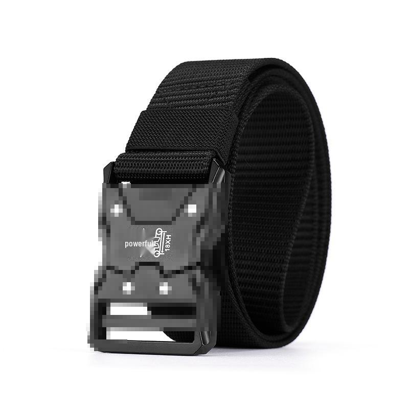 

Мужской тактический нейлоновый ремень с пряжкой кобра - Аксессуар для активного отдыха, военной подготовки и рабочей одежды 125 cm