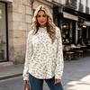 Women's Retro Polka Dot Top, Stylish Casual and Versatile Print for Everyday Wear