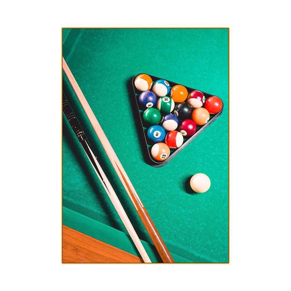 

Современный бильярд HD фотографии Снукер Холст Картина Настенное искусство Спортивные принты плакатов для бильярдного зала Гостиная Клуб Настенный декор 70x100cm No Frame