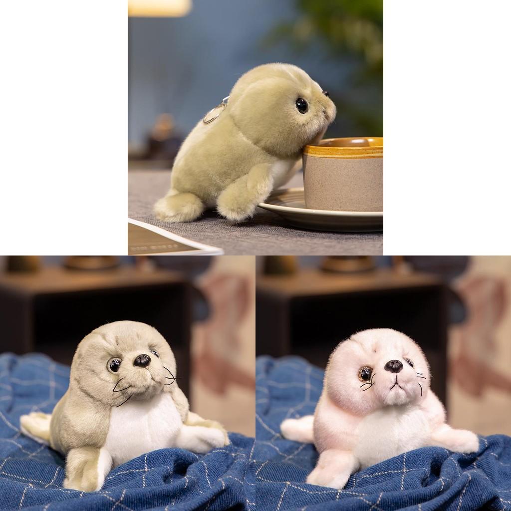 Fluffy Seal Adorable Plush Toy Cute Stuffed Animal For Kids Perfect Comfort Gift