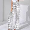 Women's Autumn Winter Fashion Casual Printed Straight Leg Pants