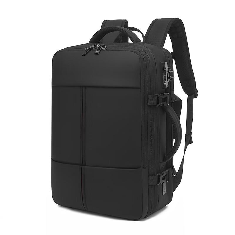 Li Shen Vacuum Compression Men's Travel Laptop Backpack