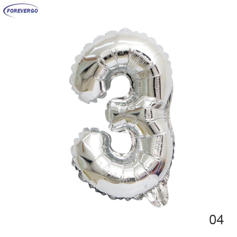 16 Inch Foil Birthday Balloons Air Helium Number Balloon Happy Birthday Party Decoration Balloons