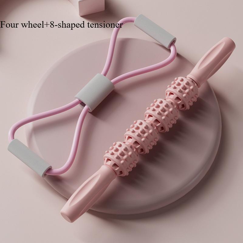 Massage Stick Wolf Teeth Stick Fitness Muscle Relaxation Massage Roller Yoga Fascia Langya Stick