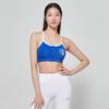 BARREL Women'S Bali Zip-Up Bra Top Rash Guard Blue (Bi2Wwrg13Blu)