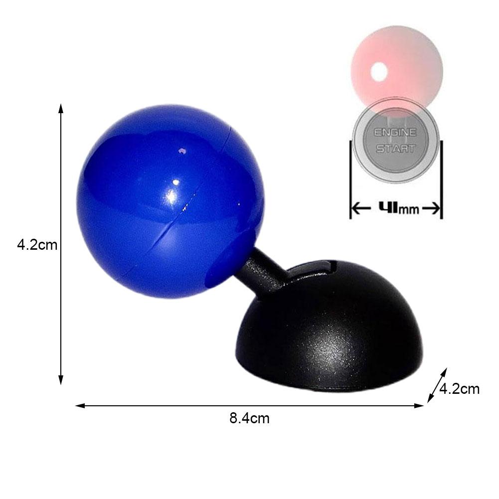 

Кнопка запуска/остановки двигателя автомобиля, джойстик, крышка кнопки запуска одним нажатием, универсальная, простая установка, декоративные рокерные аксессуары L синий