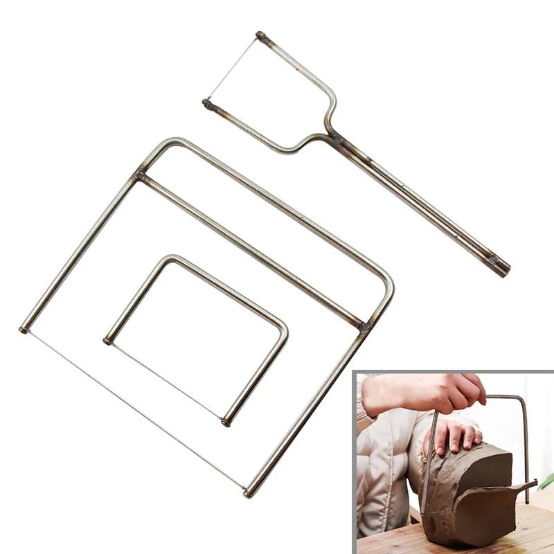 Stainless Steel Pottery Cutting Mud Line U-shaped Ceramic Texture Slicer  DIY Handmade Doll Pottery Clay Cutting Tools