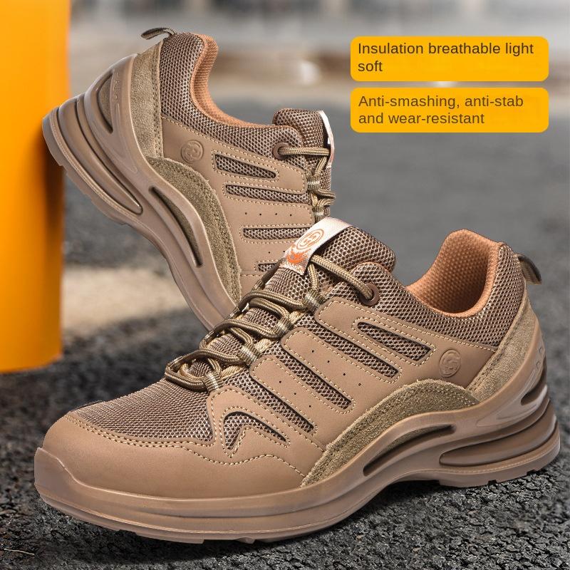 Labor Shoes, Wear-resistant, Non-slip, Safety Protection, Hiking Shoes, Oil-resistant Insulating Electrical Casual Shoes