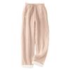 Women's Fashion Fleece Line Thickened Long Pajama Pants