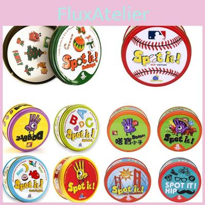Game Dobble Cards Kid Basic English Alphabet On Road Christmas Camping