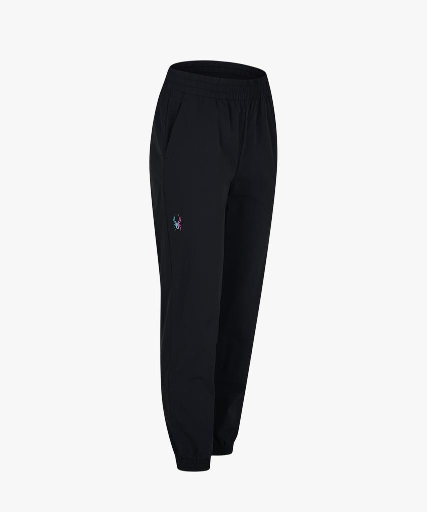 Spyder Women'S Woven Terry Jogger Fit Pants Spkpcnpt281Wblk