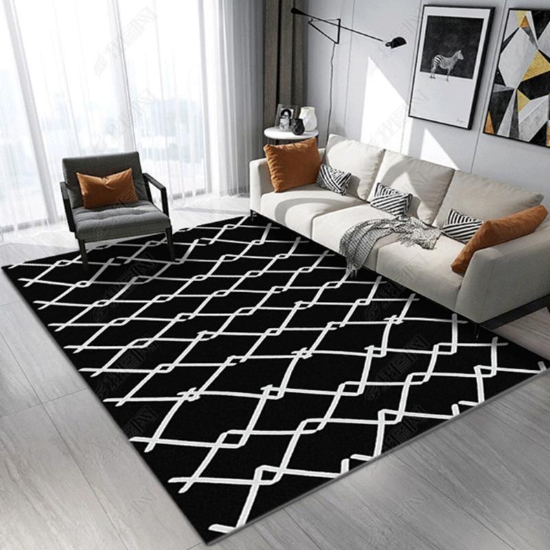 Living Room Carpet Coffee Table Mat American European Style Bedroom Bedside Carpet