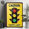 Vintage Caution Metal Wall Art Xcm Retro Humorous Sign for Home Bar Cafe