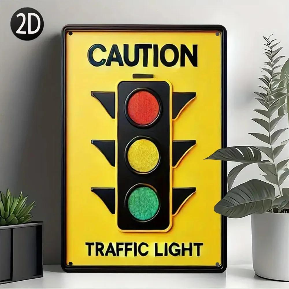 Vintage Caution Metal Wall Art Xcm Retro Humorous Sign for Home Bar Cafe