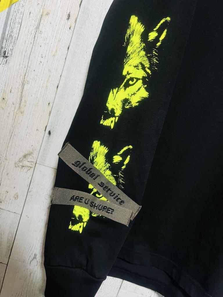 [USED] Extremely limited edition DIESEL hoodie with Wolf tattoo logo. Thin.