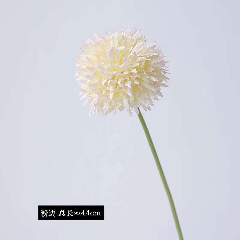 20Pc/lot Artificial Silk Flower Onion Ball Wedding Backdrop Decor Flower Arrangement Fake Dandelion Home Decoration Party Floral