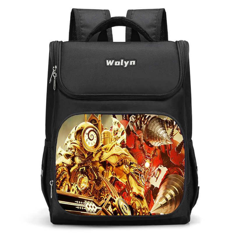 Trendy Oxford Cloth Backpack For Elementary School Students Large Capacity Design