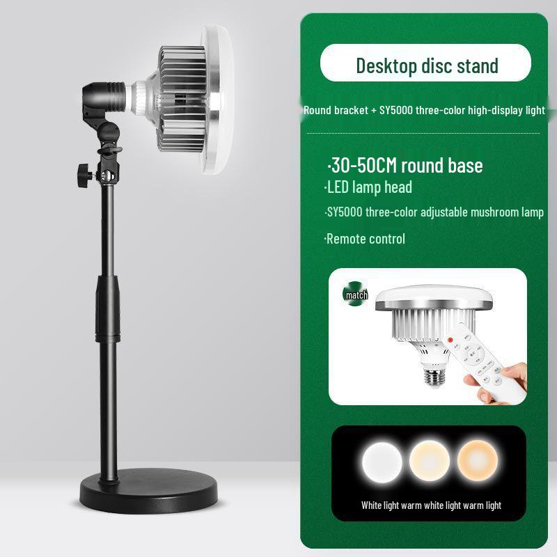 Suport de iluminare desktop profesional pentru fotografie alimentară, video indoor și live streaming