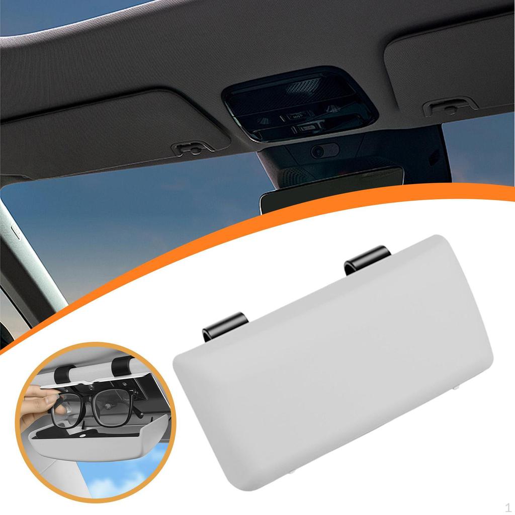 Suporte para Óculos de Sol para Viseira de Carro Caixa Conveniente À Prova de Pó Organizador de Sol Acessórios Auto