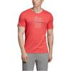 Adidas Mcode Graph Tee Round Neck Fashion Comfortable Short Sleeve T-Shirt Men Tops Red DV2967