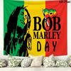 Bob Marley Poster Wall Tapestry Aesthetic Wall Hanging Printed Fabric Blanket Decorative Tapestries for Bedroom Living Room Home Decor