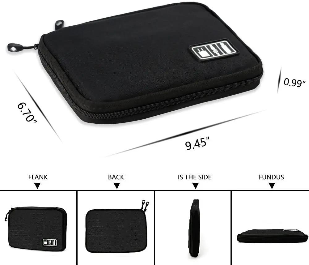 Kabel Organizer Aufbewahrungstaschen System Kit Etui USB Datenkabel Kopfhörerkabel Stift Powerbank Digitales Gadget Geräte Reisetaschen