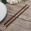 Household Handcraft Reusable Chopsticks Set Top Grade Gift Chopsticks Kitchen Tools(5 Pair Wenge