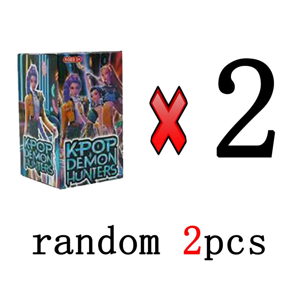 Anime Kpop Demon Hunters blind box Action Figure Toys Derpys Tiger Ranimeumi Mira Zoey Sussy Figurine Doll For Fans Gift