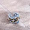 Three Layer Y2K Opening Rings Heart Metal Beaded Rings Fashion Denim Rings  Women
