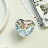 Glass Love Mobile Phone Airbag Bracket Pasted Magnetic Telescopic Desktop Watching Drama Tracking Support Ring Creative Pattern