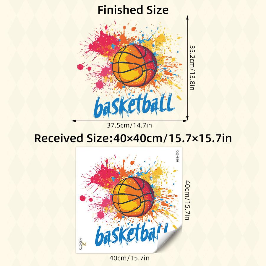 

Watercolor Sports Wall Stickers Removable Art Decal for Gymnasium Club Children Bedroom Decoration