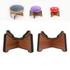 Ethereal Drum Stand Silicone Sound Insulation Layer Detachable Wooden Display Rack Handpan Tongue Dr