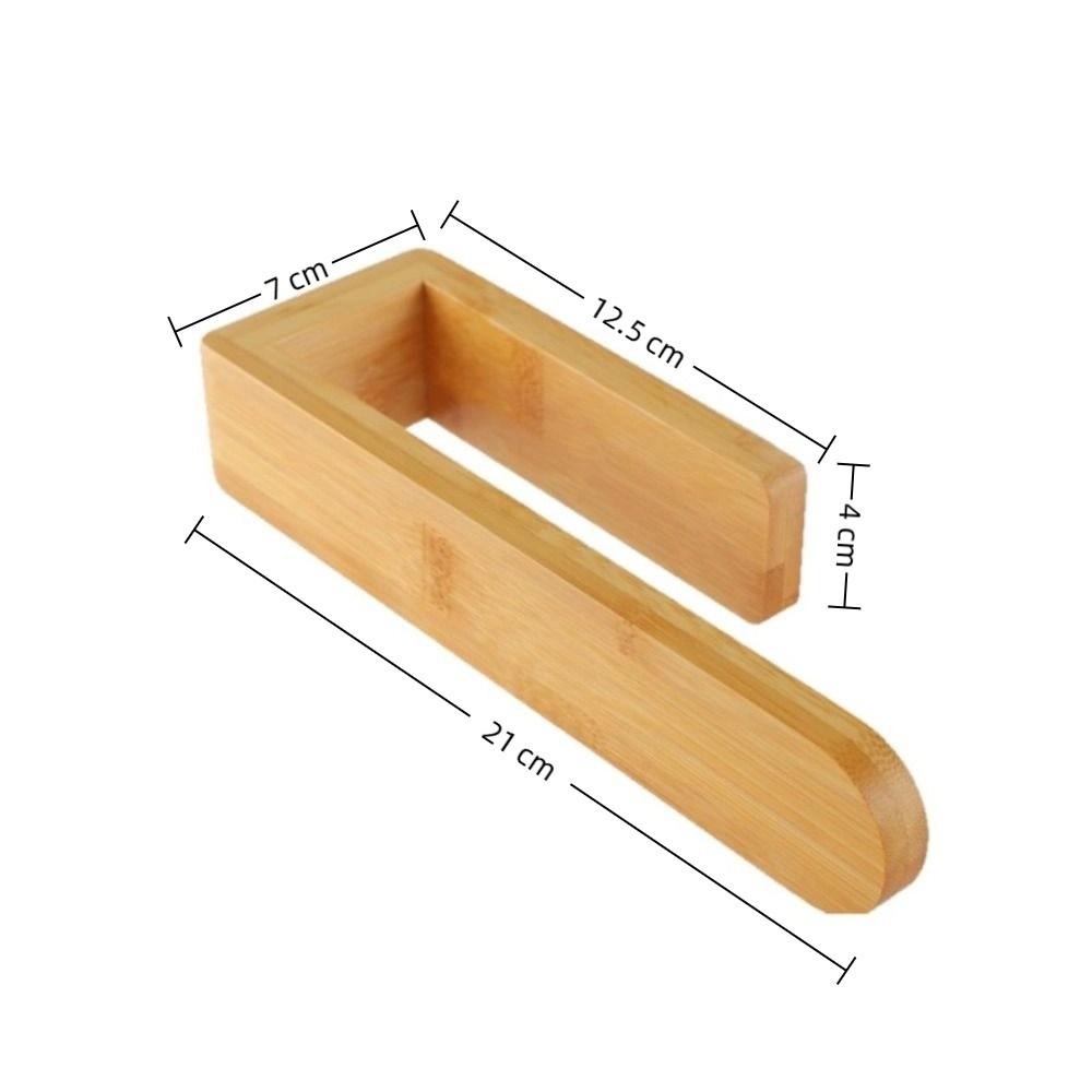 Durable Adhesive Bamboo Wooden Towel Rack Waterproof Wall-Mounted No Drill Shelf Toilet Storage Towel Shelf Bathroom