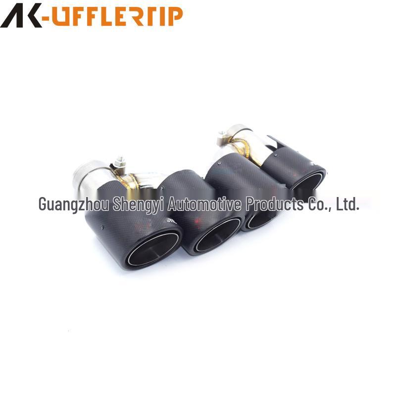 BMW 5 Series M5 Dual-Sided, Quad-Exit Stainless Steel Carbon Fiber Exhaust Tailpipe