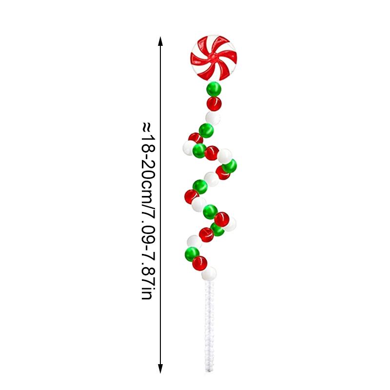 1PC Holiday DIY Tree Decorations with Candy Accents Safe & Non-Toxic Christmas DIY Ornaments 18-20cm