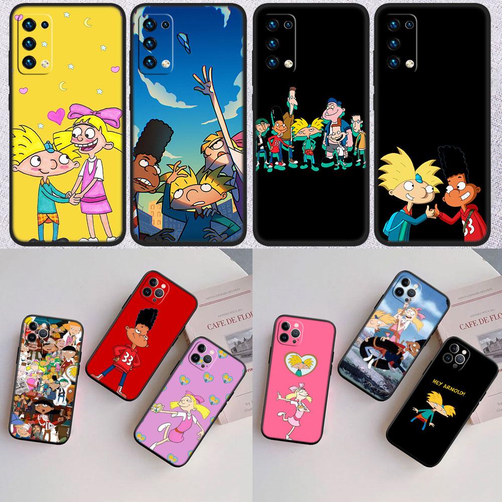S-Special Hey A-Arnold Shell Phone Case for Samsung Galaxy Note 10 20 S23 S24 S25 Ultra FE Plus Edge Lite A02S A35 A07 A17