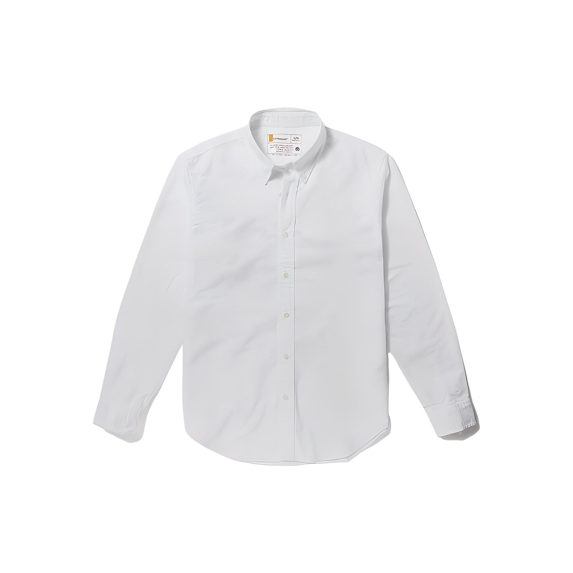 

Timberland Solid Logo Casual Business Long Sleeve Shirt Men shirts White A2AHZ-A94 XS