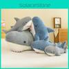 Shark Plush Pillow With Short Plush Material For Kids And Sleep Comfort