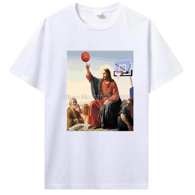 Herren Bodybuilding T-Shirt Pumping Training Crossfit Schwarzes T-Shirt Fitness Jesus Ist Mein Spotter T-Shirt Baumwoll-Tees Streetwear