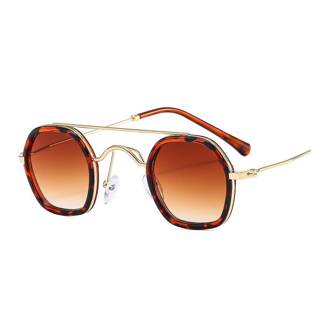 Punk Double Bridge Hip Hop Sunglasses - Trendy European & American Style 22062