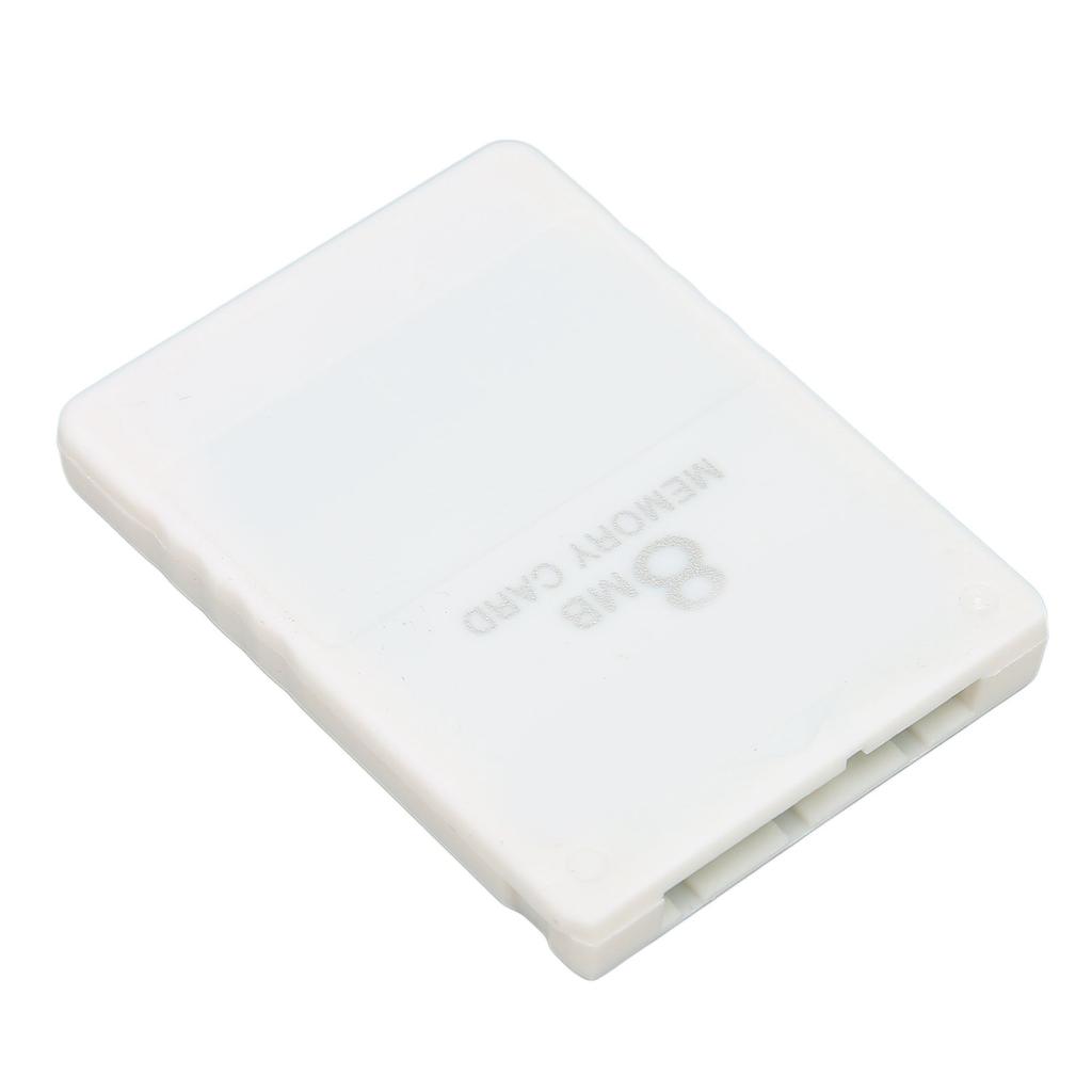 8MB Memory Card Plug and Play FMCB1.966 External High Speed Game Memory Card for PS2White