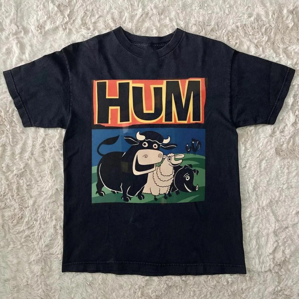 Funny HUM Band Short Sleeve Cotton Black All Size Shirt FN786 Unisex T-Shirt S