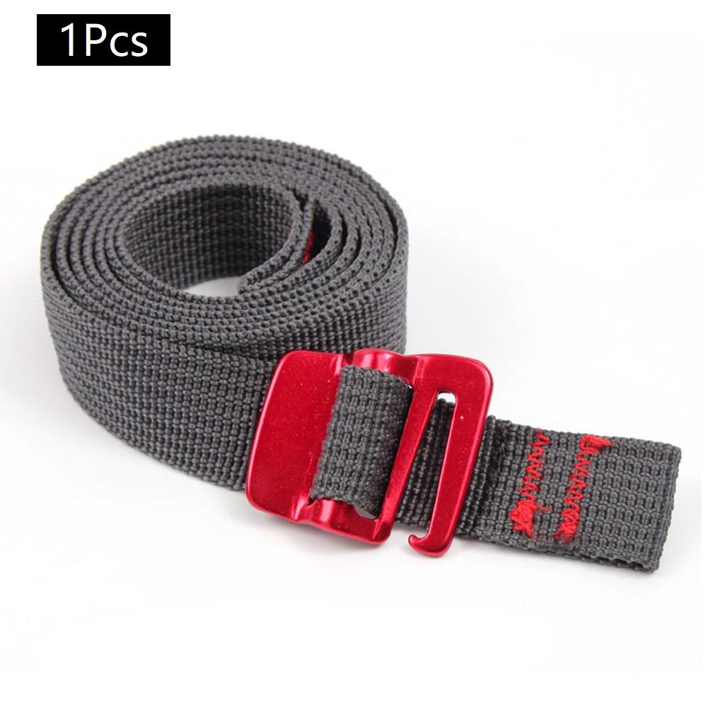 1-5PCS Outdoor Travel Luggage Strap Fastener Tape Nylon Rope Belts Buckle Tie-Down Belt Cargo Straps with Quick Release Hook